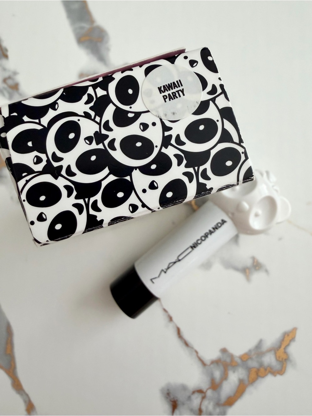 NIB MAC Cosmetics x Nicopanda Limited Edition Lipstick in Kawaii Party RARE!!! - Picture 5 of 7